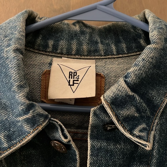 COPY - LF The Ragged Priest Denim Jacket with Studded Shoulders OS - Picture 2 of 5